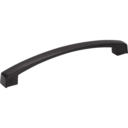 Jeffrey Alexander 160 mm Center-to-Center Matte Black Merrick Cabinet Pull 549-160MB